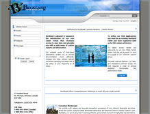 Tablet Screenshot of clientportal.bucklandcustoms.com